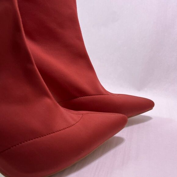 Bold & Sleek: Brand New Sock Boots – Size 5 - Picture 2 of 6